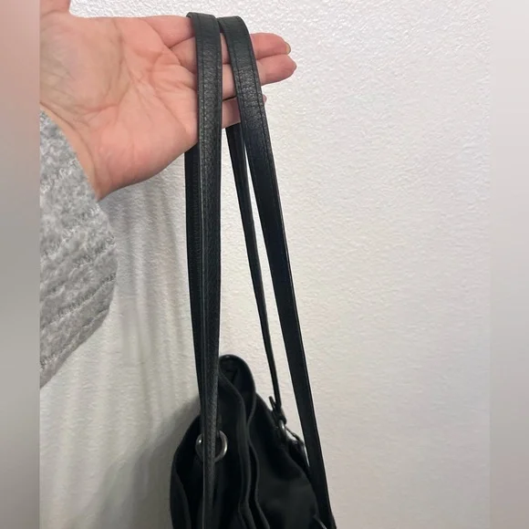 Coach 2017 Black Nylon/Leather Tote B1777-F57903 - Picture 11 of 14